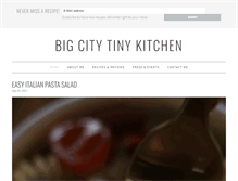 Tablet Screenshot of bigcitytinykitchen.com